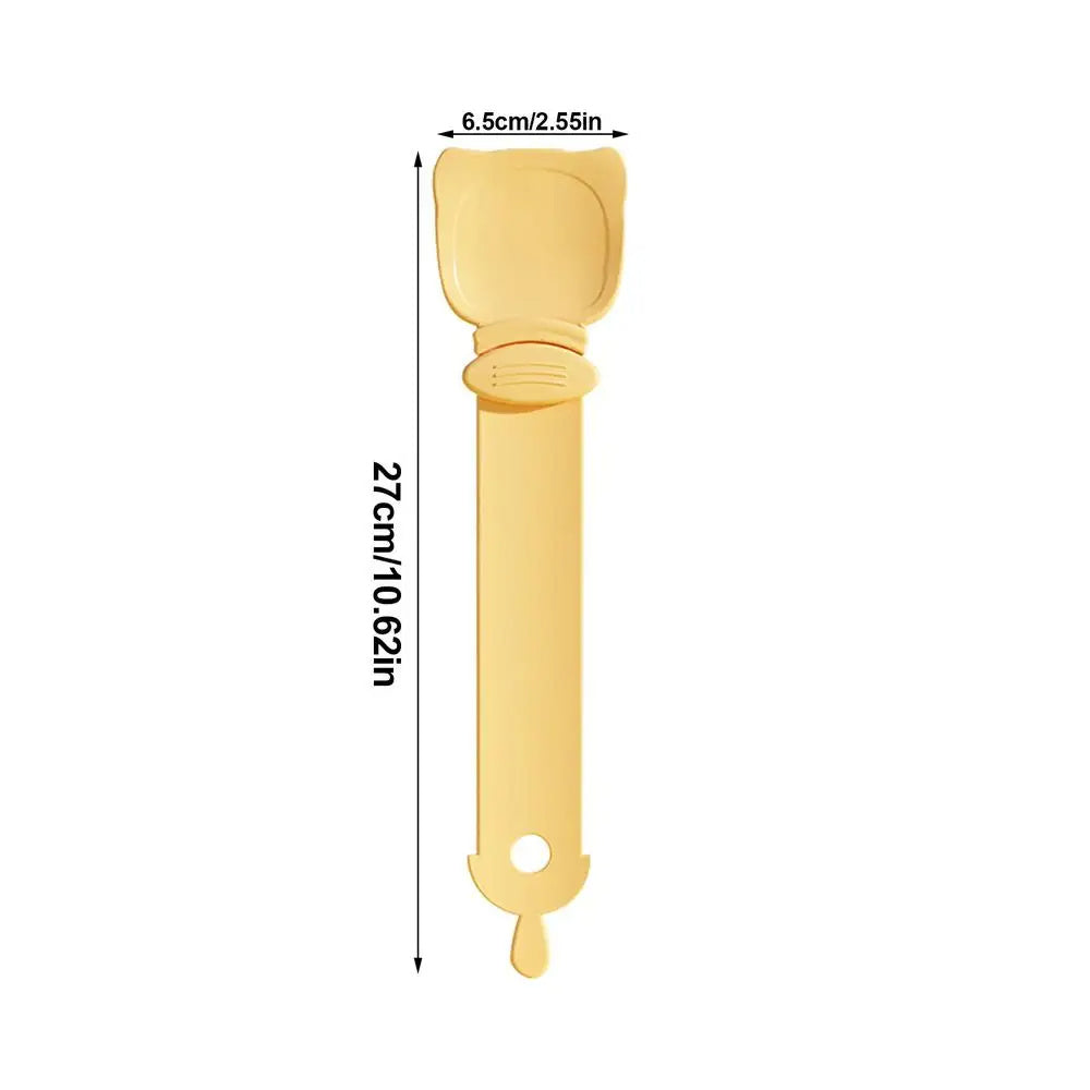 Cat Strip Squeeze Spoon – Reusable Lickable Treat Dispenser for Wet Cat Food, Portable BPA-Free Feeder with Ergonomic Design