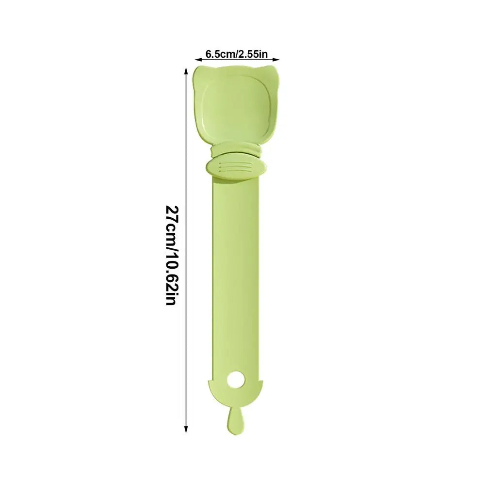 Cat Strip Squeeze Spoon – Reusable Lickable Treat Dispenser for Wet Cat Food, Portable BPA-Free Feeder with Ergonomic Design