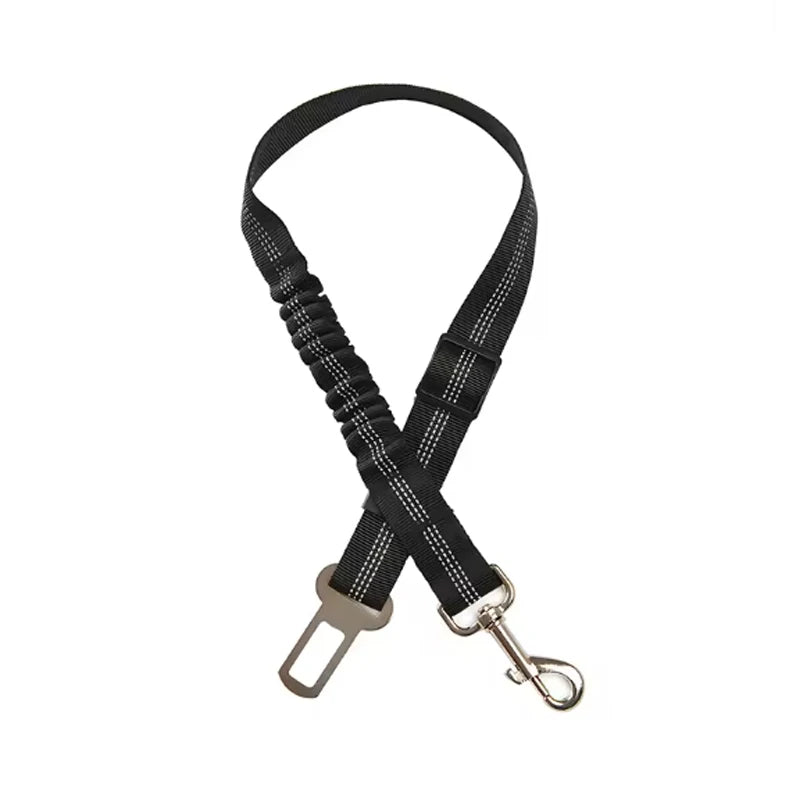 Adjustable Dog Car Safety Belt with Shock Absorber &amp; Reflective Line – PetJoy