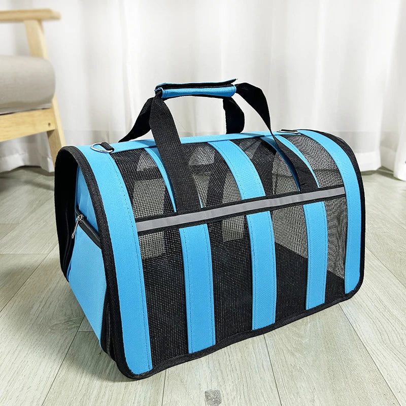 Foldable Mesh Pet Handbag Carrier - Petjoy