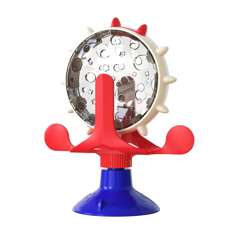 Interactive Rotating Feeding Wheel Toy for Dogs &amp; Cats – PetJoy