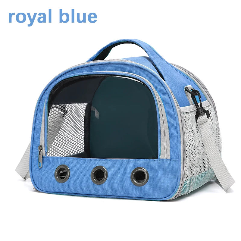 Foldable Travel Carrier with Bubble Window for Small Pets – PetJoy