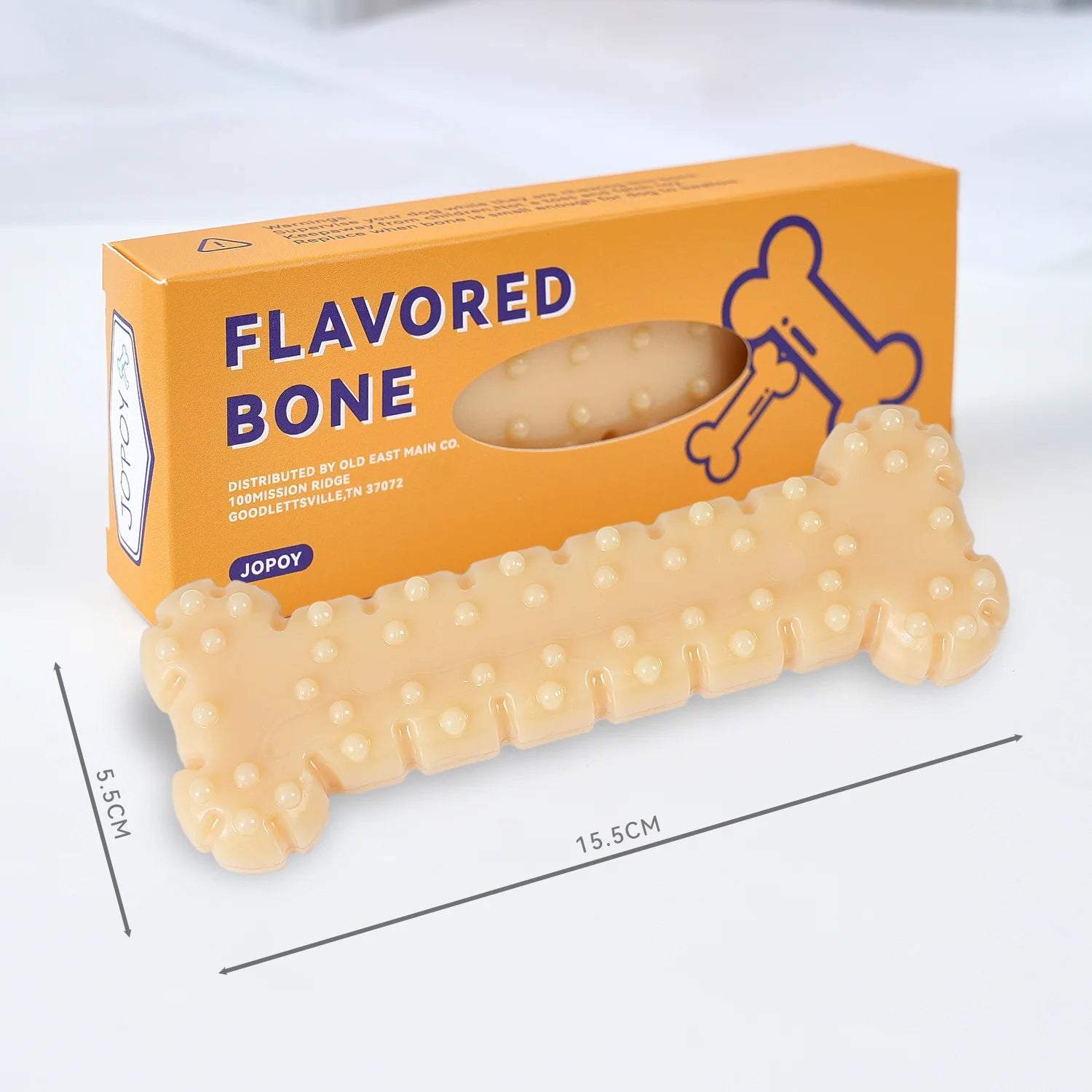 Triple Pack Indestructible Dog Chew Bones with Peanut Butter Flavour – PetJoy