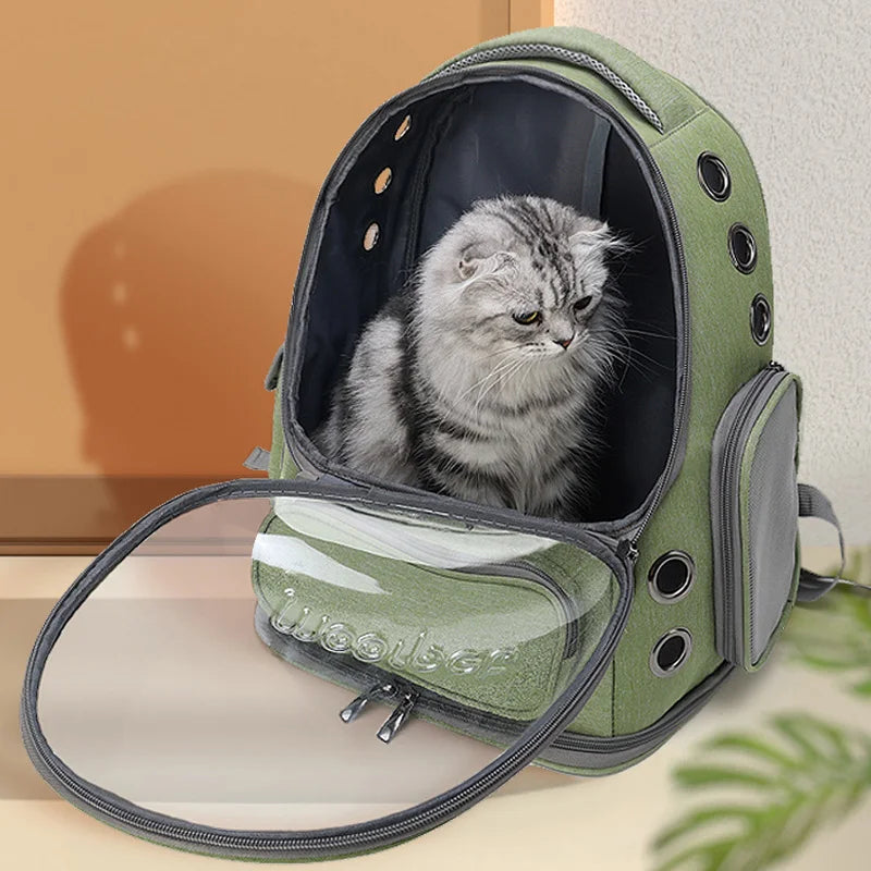 Transparent Pet Travel Backpack for Cats – Petjoy