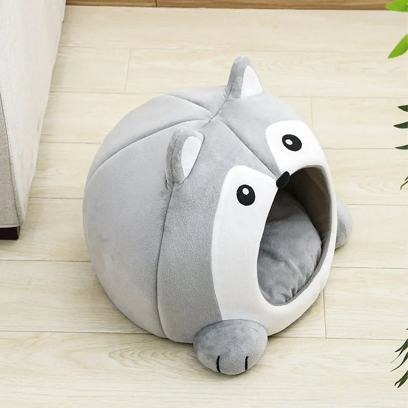 Ultra-Soft Plush Cat Bed &amp; Lounger for Kittens and Small Dogs – PetJoy