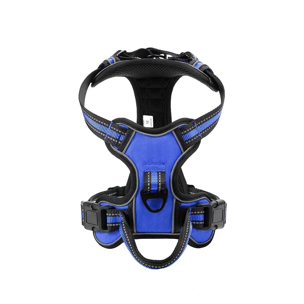 Reflective No-Pull Nylon Dog Harness &amp; Leash Set – Petjoy