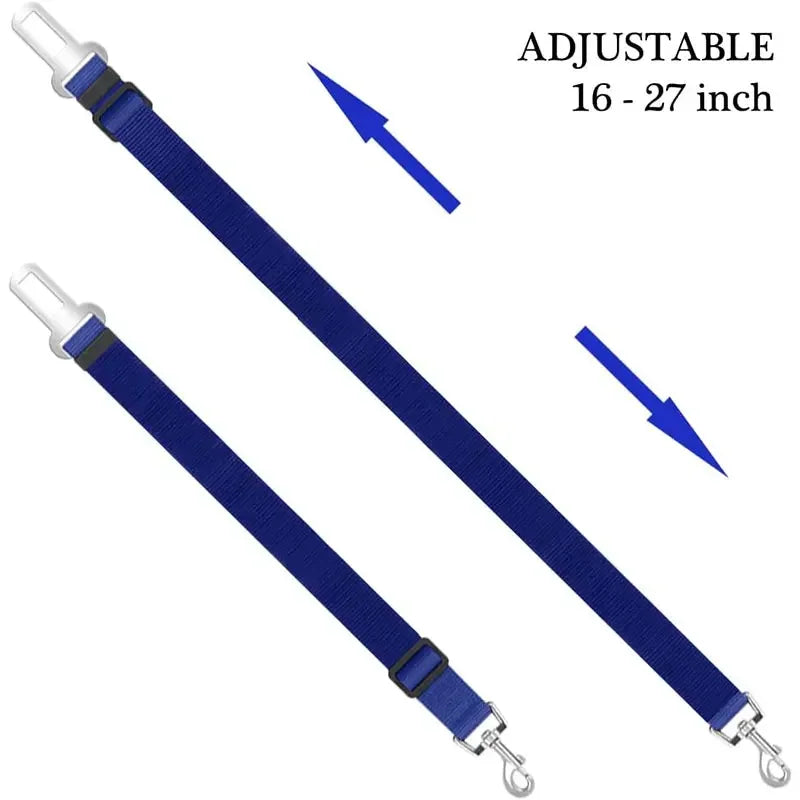 Adjustable Car Safety Seatbelt for Dogs & Cats – Secure &amp; Durable – PetJoy
