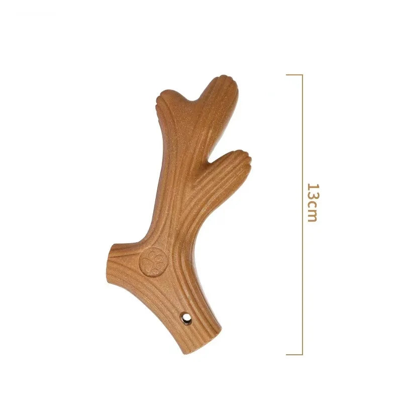 Bite-Resistant Pine Wood Chew Toy – Dental Stick for Dogs – PetJoy