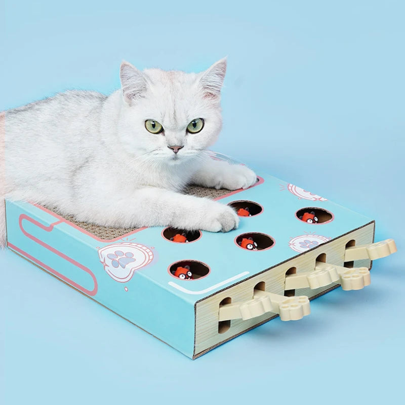 Whack-a-Mole Cat Scratching Board – Petjoy