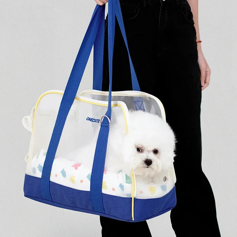 2-in-1 Pet Bed and Breathable Travel Carrier for Small Dogs &amp; Cats – PetJoy