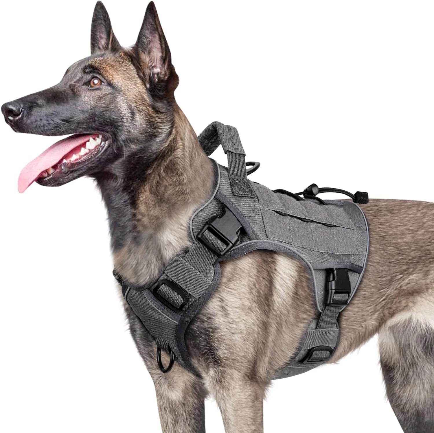 No-Pull Tactical Dog Harness for Large Dogs – Petjoy