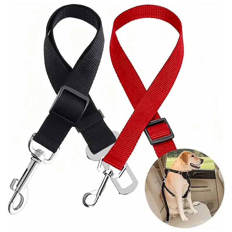 Adjustable Car Safety Seatbelt for Dogs & Cats – Secure &amp; Durable – PetJoy