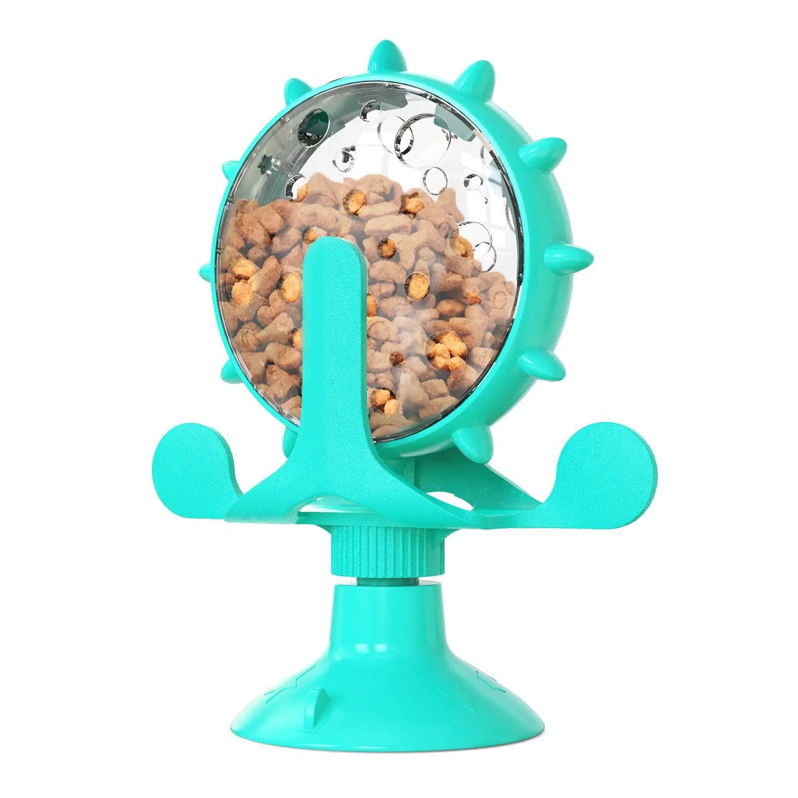 Interactive Rotating Feeding Wheel Toy for Dogs &amp; Cats – PetJoy