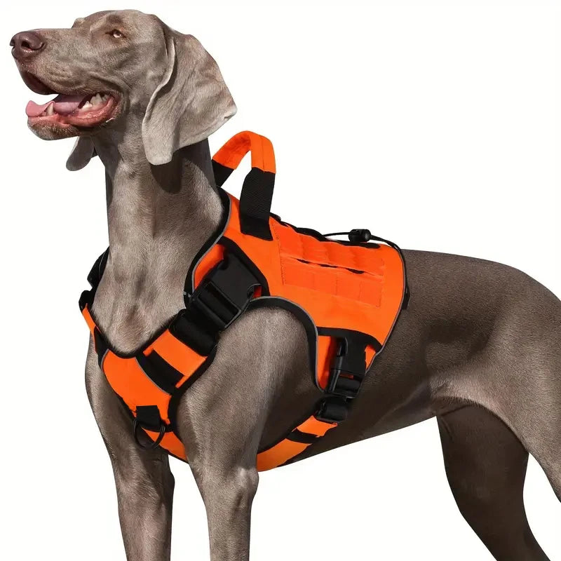 No-Pull Tactical Dog Harness for Large Dogs – Petjoy