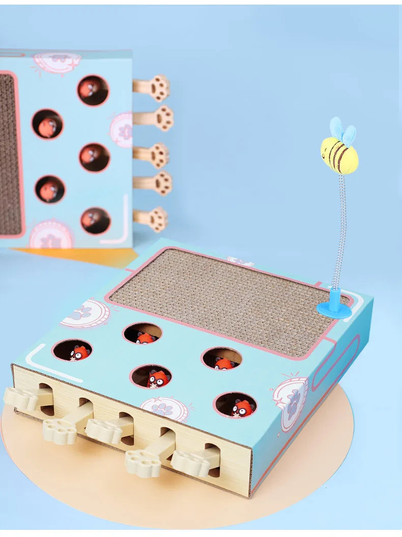 Whack-a-Mole Cat Scratching Board – Petjoy
