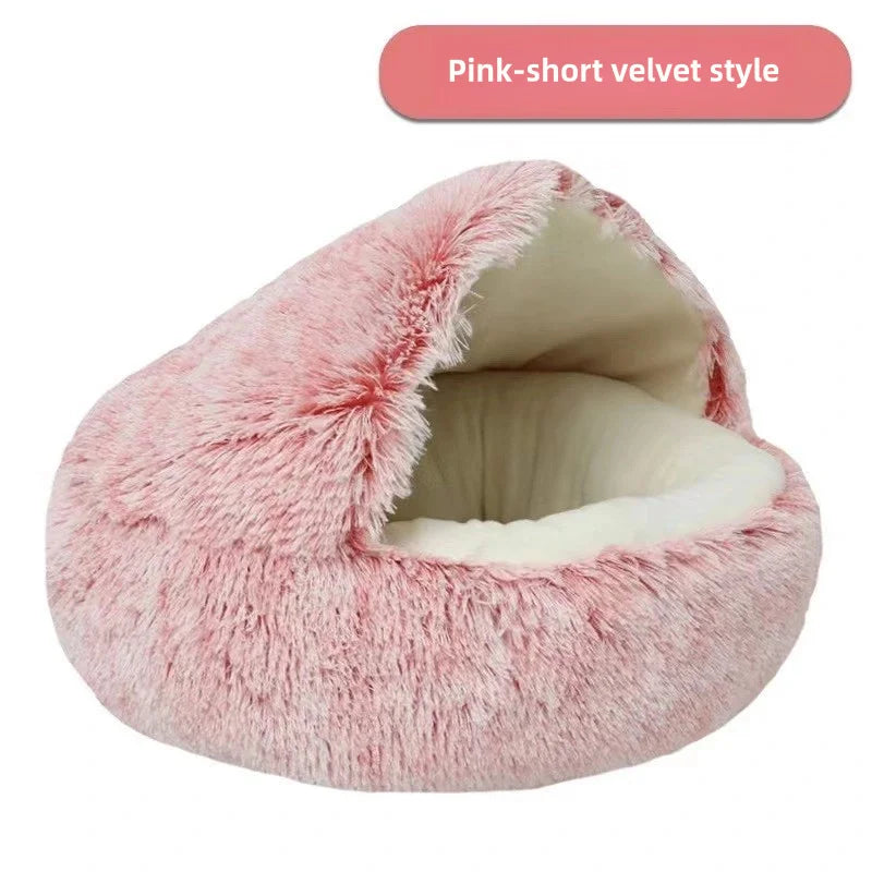 Autumn &amp; Winter Plush Shell Cat Nest – Petjoy