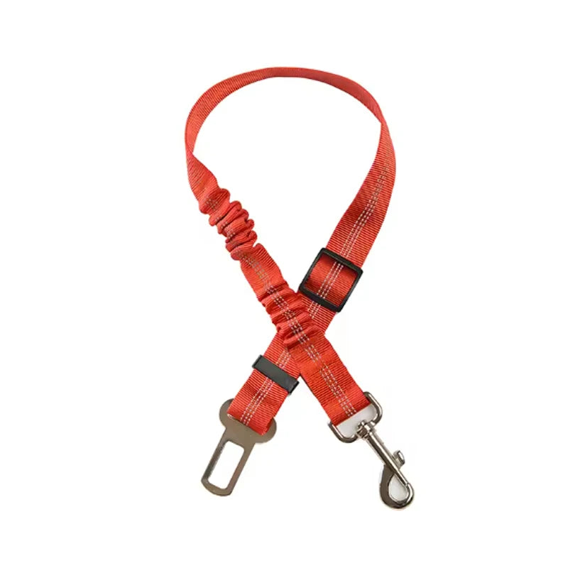 Adjustable Dog Car Safety Belt with Shock Absorber &amp; Reflective Line – PetJoy