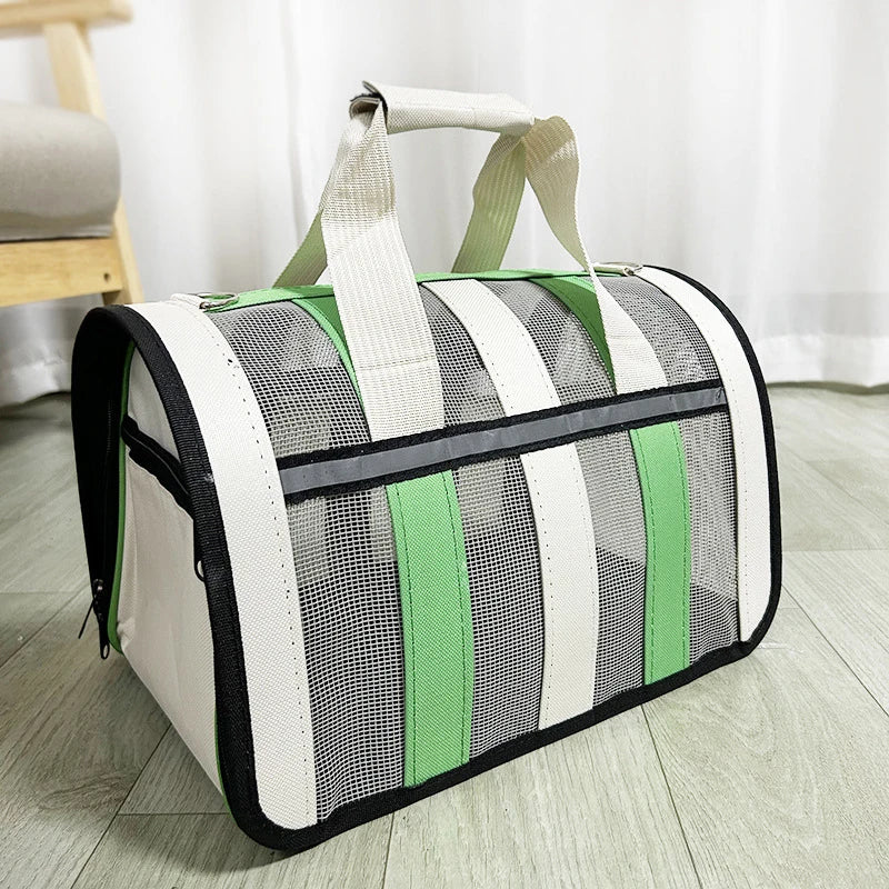Foldable Mesh Pet Handbag Carrier - Petjoy