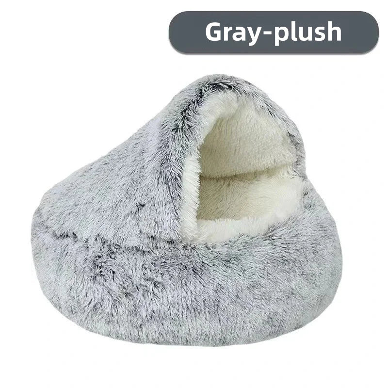 Autumn &amp; Winter Plush Shell Cat Nest – Petjoy