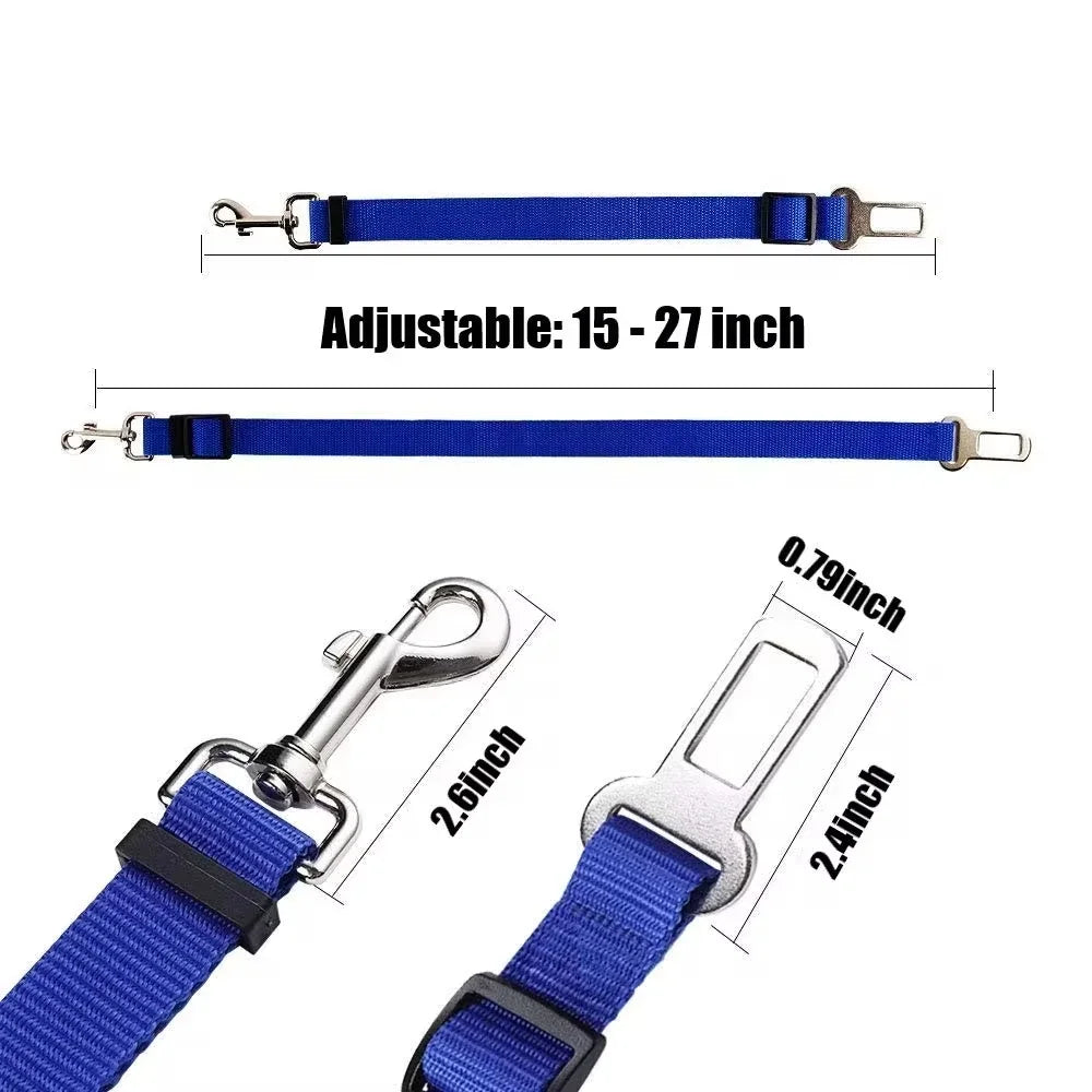 Adjustable Car Seat Belt Safety Harness for Pets – Petjoy