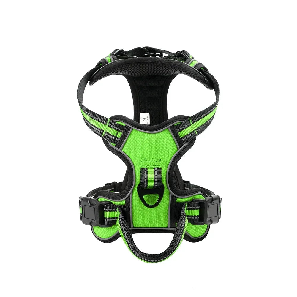 Reflective No-Pull Nylon Dog Harness &amp; Leash Set – Petjoy
