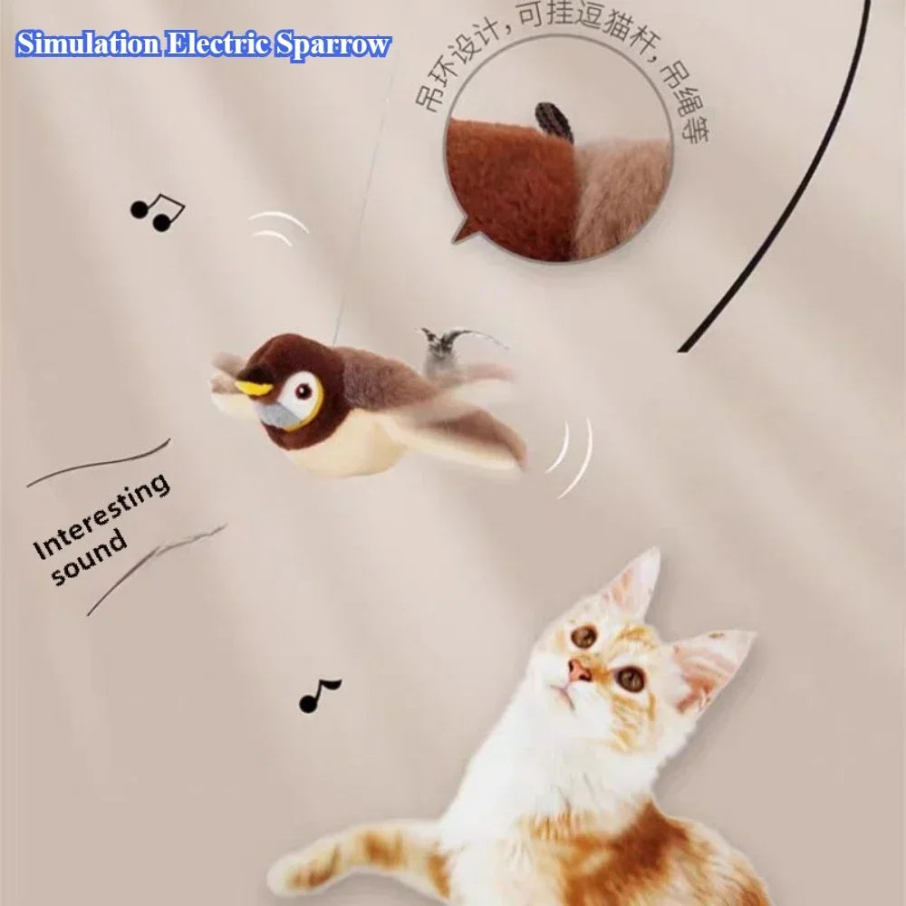 Electric Chirping Bird Cat Toy – Petjoy