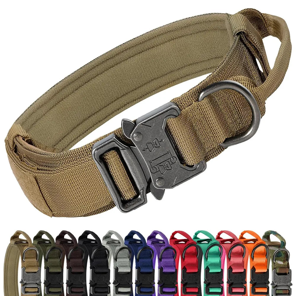 Adjustable Tactical Dog Collar with Quick Release for Training – PetJoy
