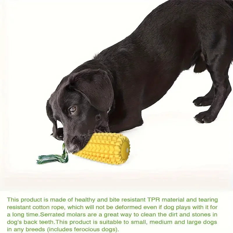Durable Squeaky Corn Stick Chew Toy for Aggressive Chewers – PetJoy