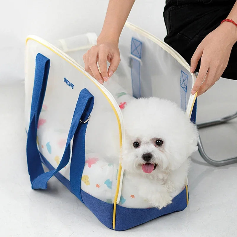 2-in-1 Pet Bed and Breathable Travel Carrier for Small Dogs &amp; Cats – PetJoy