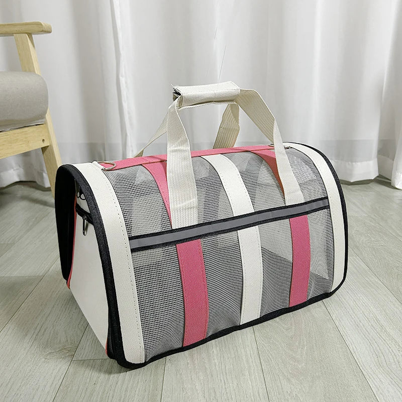 Foldable Mesh Pet Handbag Carrier - Petjoy