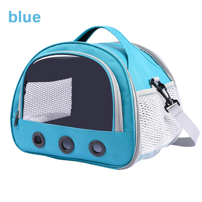 Foldable Travel Carrier with Bubble Window for Small Pets – PetJoy
