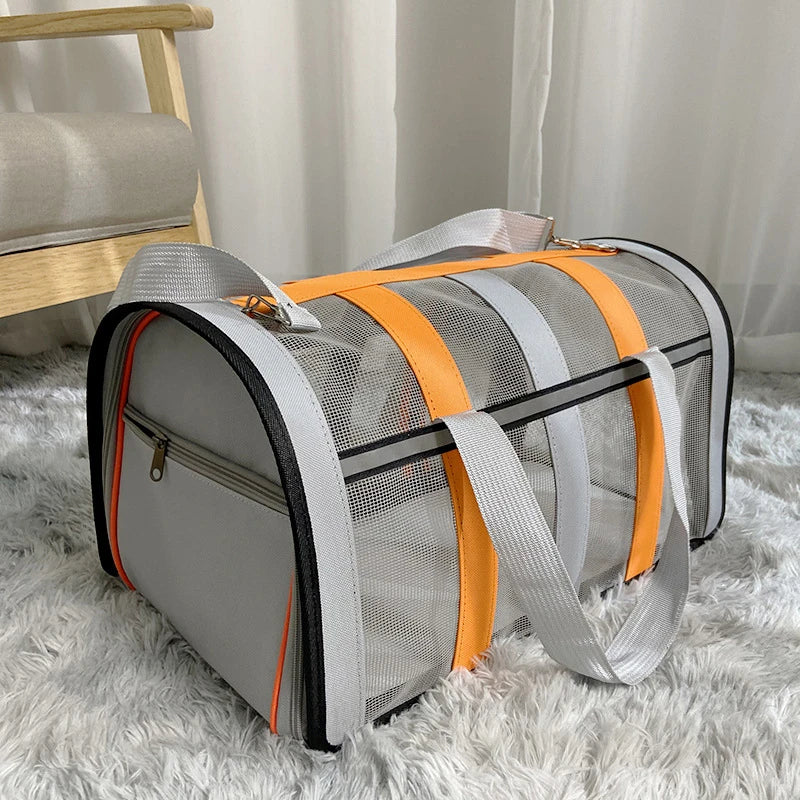 Foldable Mesh Pet Handbag Carrier - Petjoy