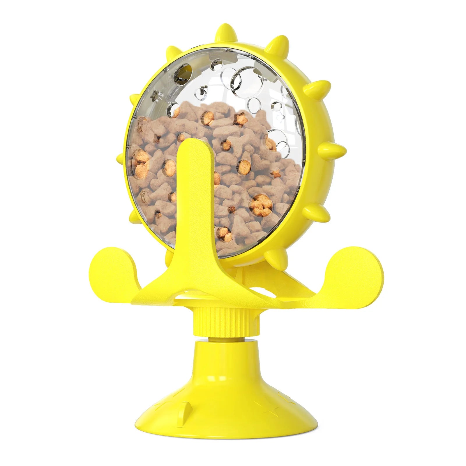 Interactive Rotating Feeding Wheel Toy for Dogs &amp; Cats – PetJoy