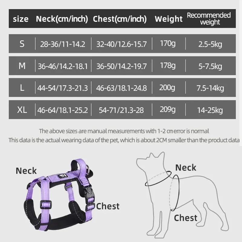 Reflective Control Dog Vest Harness – Petjoy