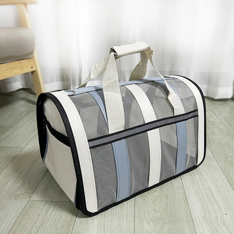 Foldable Mesh Pet Handbag Carrier - Petjoy