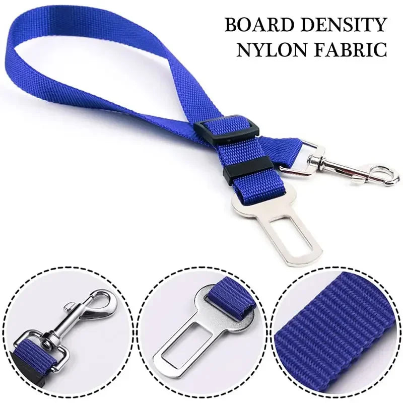 Adjustable Car Safety Seatbelt for Dogs & Cats – Secure &amp; Durable – PetJoy