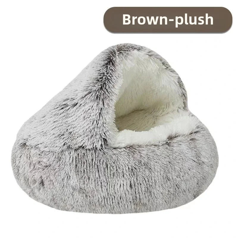 Autumn &amp; Winter Plush Shell Cat Nest – Petjoy