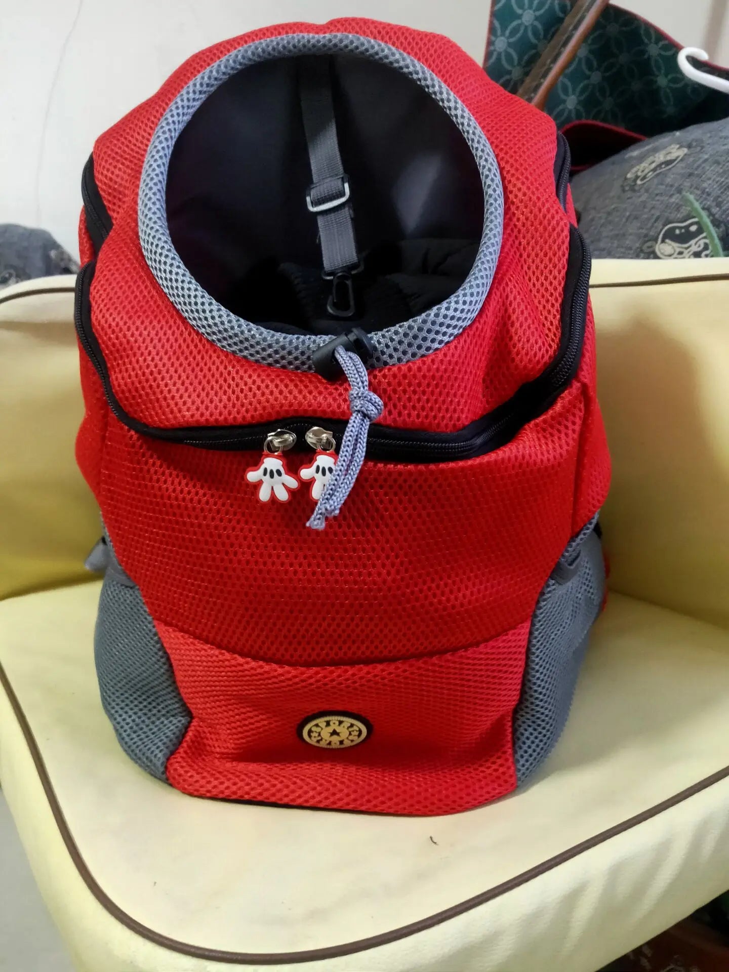 Breathable Front Dog &amp; Cat Carrier Backpack with Safety Straps – PetJoy