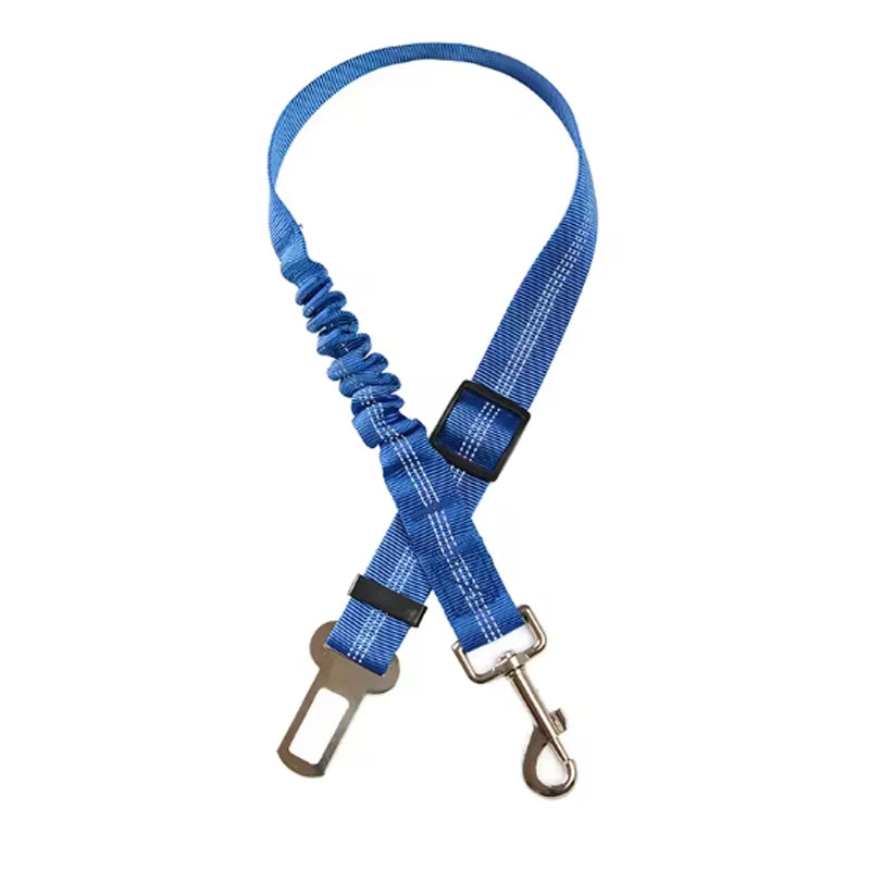 Adjustable Dog Car Safety Belt with Shock Absorber &amp; Reflective Line – PetJoy