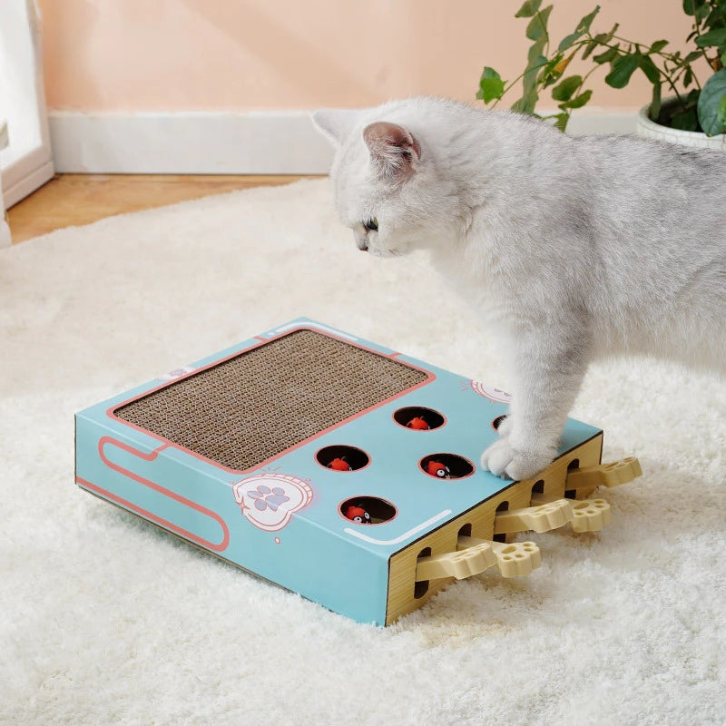 Whack-a-Mole Cat Scratching Board – Petjoy