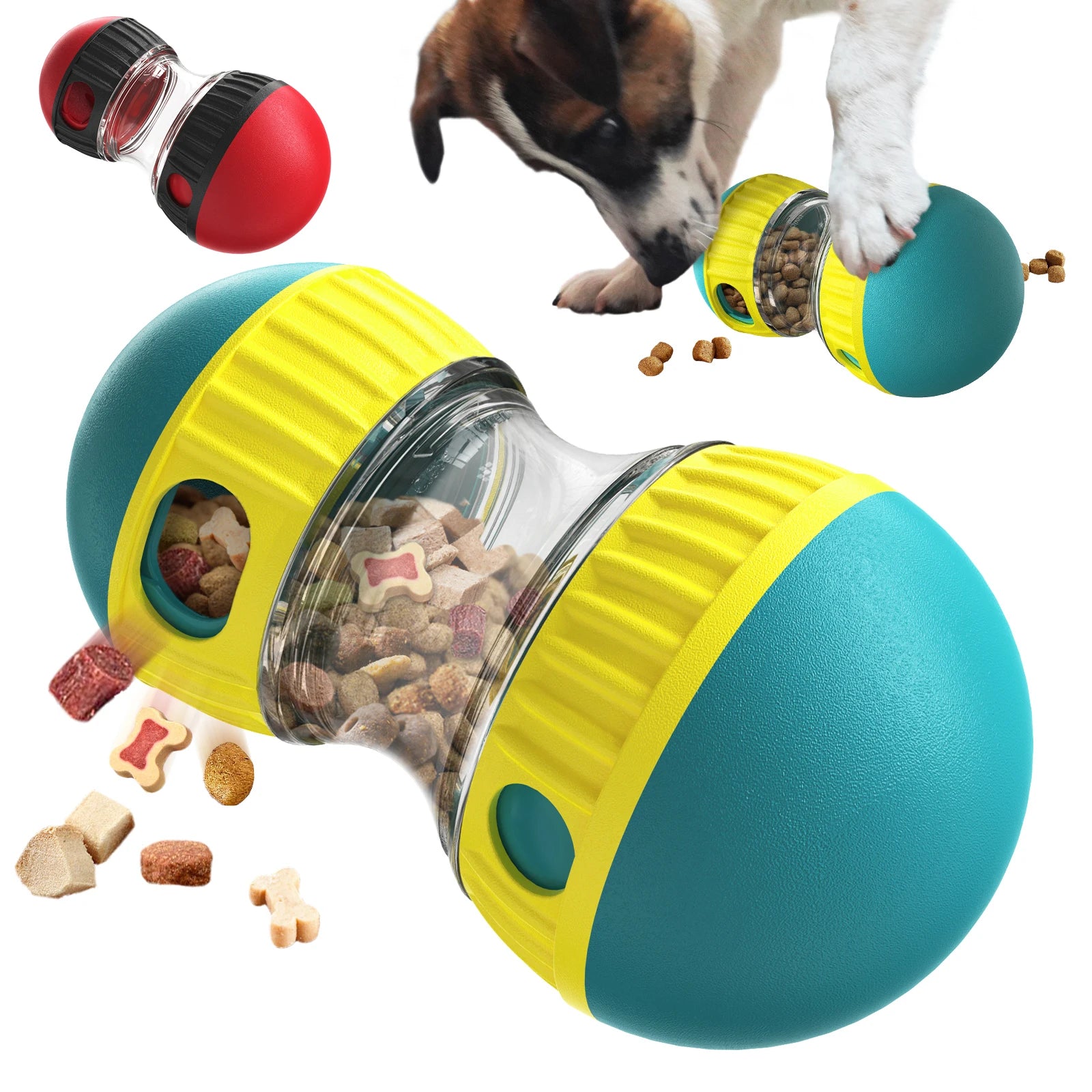 Interactive Slow Feeder Ball Toy for Dogs &amp; Cats – PetJoy