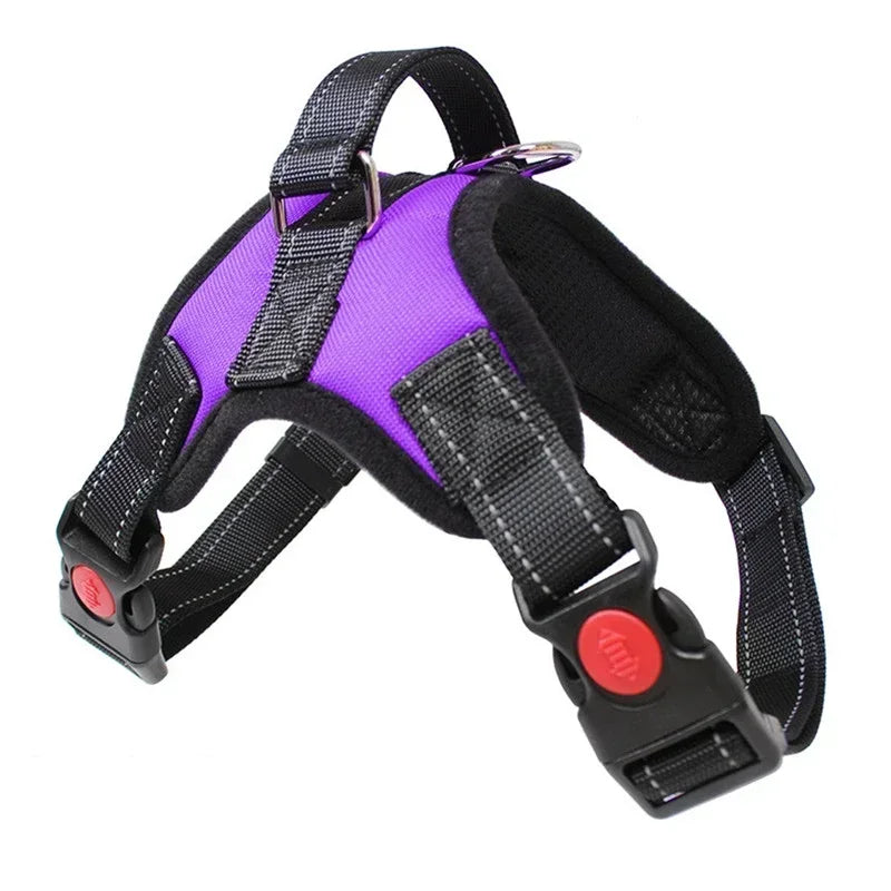 Reflective No-Pull Saddle Dog Harness – Adjustable for All Sizes – PetJoy
