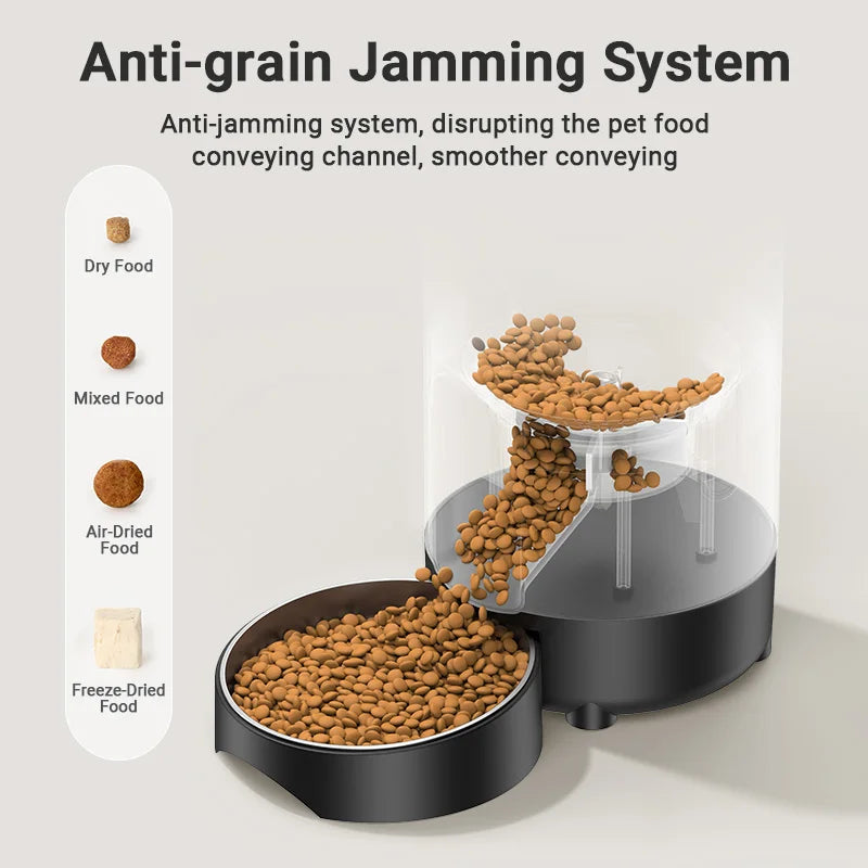 Smart Automatic Pet Feeder with Wi-Fi App Control – 2L Capacity – PetJoy