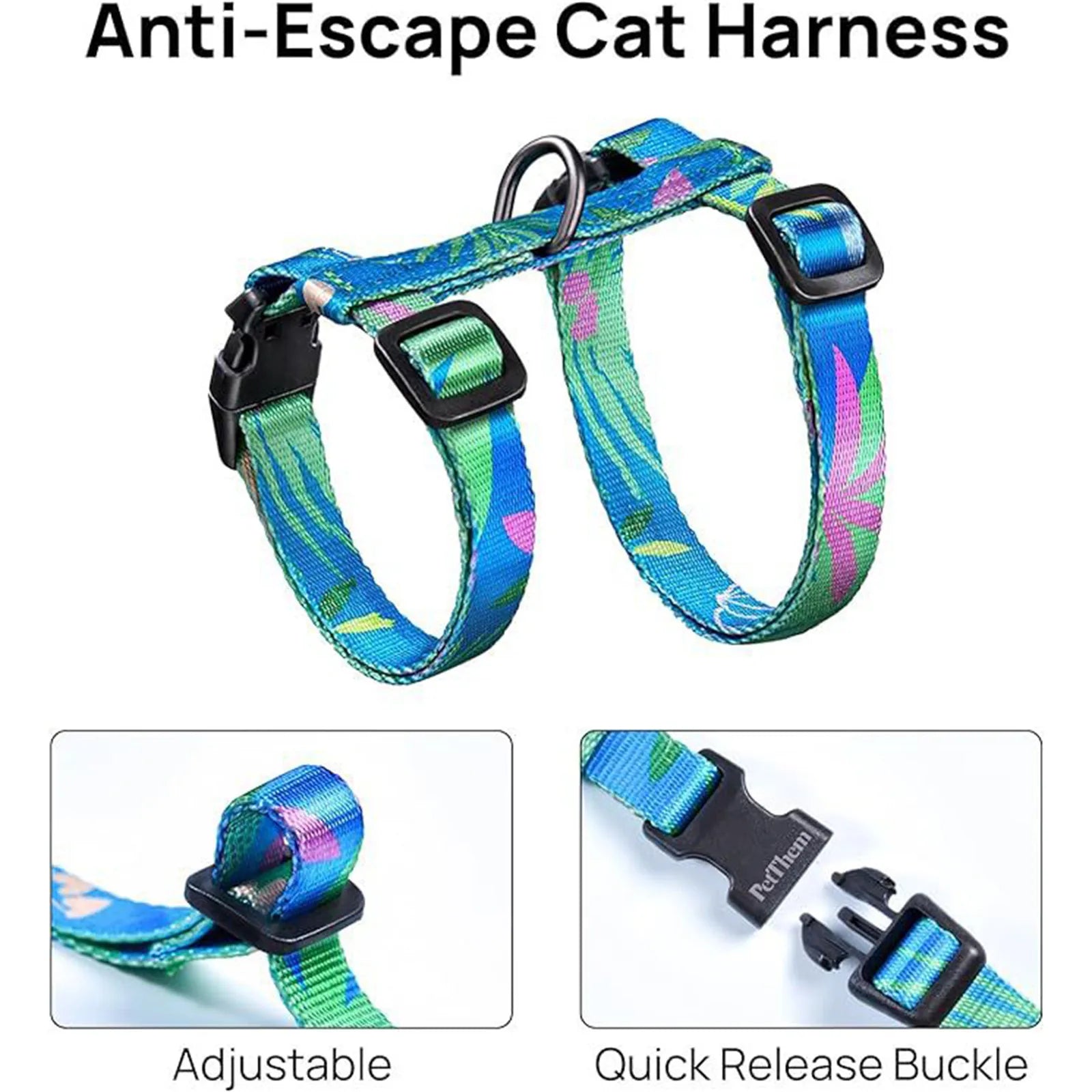 Adjustable Car Seat Belt &amp; Harness Set for Pets – Petjoy